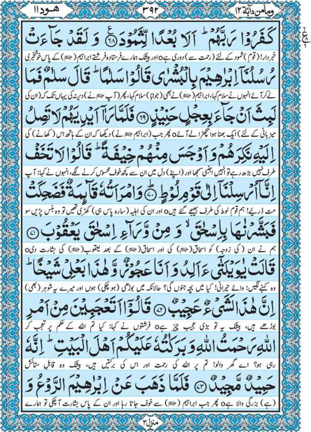 Holy Quran Para 12
