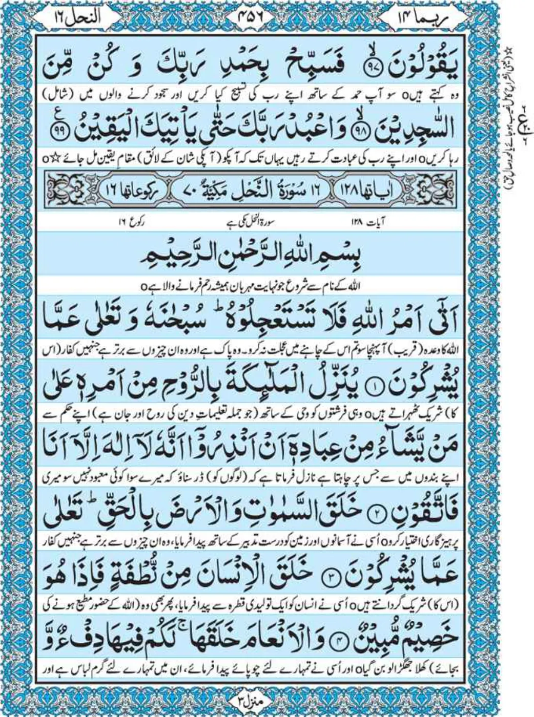 Holy Quran Para 14