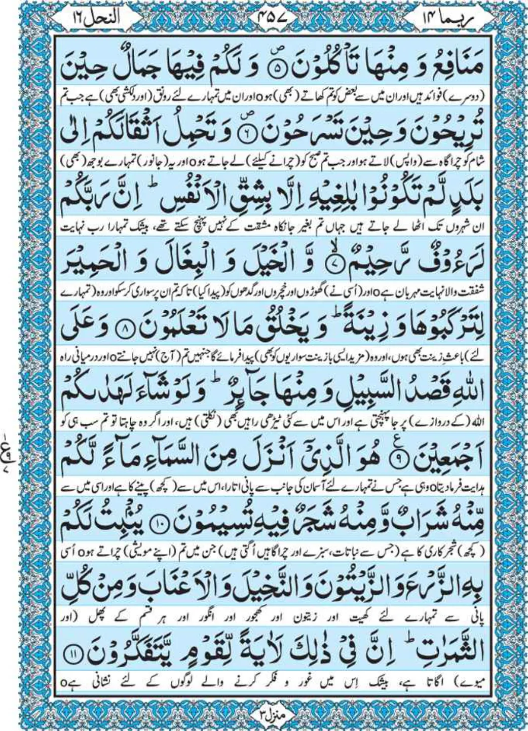 Holy Quran Para 14