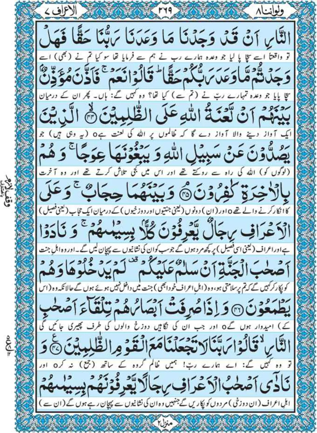 Holy Quran Para 8